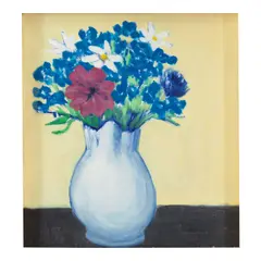 Robert LaHotan, The Red Petunia, oil on canvas