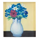 Robert LaHotan, The Red Petunia, oil on canvas