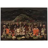 Adolf Dehn, Dawn in the Haitian Mountains, 1950, oil on Masonite