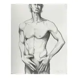 Lowell Nesbitt, Untitled (Male Nude)