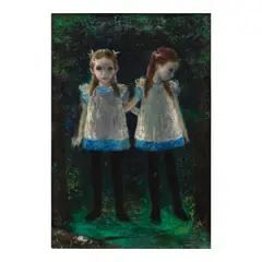 Gladys Rockmore Davis, In the Forest, oil on canvas