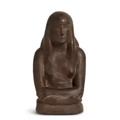 The Artist's Daughter (Study) by William Zorach, terracotta, sold Aug 2025