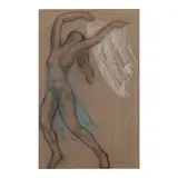 Abraham Walkowitz, Isadora Duncan, pastel, charcoal and graphite on paper