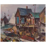 Carl W. Peters, Star Island - Rockport, Massachusetts, oil on canvas