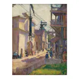 Mary Bradish Titcomb, People in Marblehead, oil on canvas