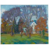Lawton S. Parker, Landscape with Houses