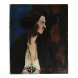 George Luks, Mercedes (Portrait of the Artist's Wife)