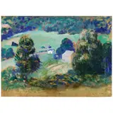Guy Pène du Bois, Landscape with Houses