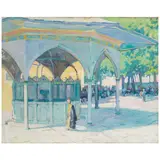 Jane Peterson, Ablution Fountain, Hagia Sophia, circa 1924, oil on canvas