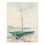 Hayley Lever, Quiver R Class, watercolor and graphite on paper laid down on board