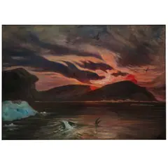 Frank Wilbert Stokes, An Evening Effect, Greenland, 1935, oil on canvas