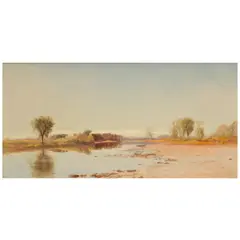 Aaron Draper Shattuck, Esopus Creek, oil on canvas