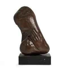 John Flannagan, Not Yet, 1940-41, bronze with brown patina
