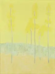 March Avery, Spring Trees, 1963, oil on canvas