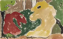 Arthur Dove, Centerport Series #10, 1940, watercolor, ink wash and ink on paper