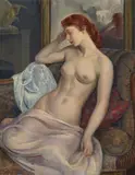 Leon Kroll, Franziska, oil on canvas