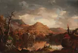 Jasper Francis Cropsey, Landscape, circa 1845-47, oil on canvas