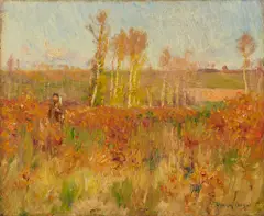Robert Vonnoh, The Hunter, 1889, oil on canvas