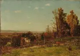 Worthington Whittredge, Autumn Summit, New Jersey, oil on canvas