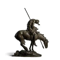 James Earle Fraser, The End of the Trail, 1894, bronze with brown patina