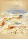 Thomas Moran, Hot Springs of Gardiners River, Yellowstone National Park, Wyoming Territory
