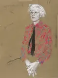 Jamie Wyeth, a.w. getting fidgety posing