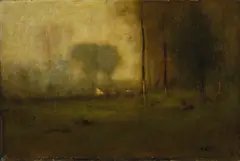 George Inness, Morning, Englewood, circa 1893, oil on canvas