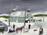Grandma Moses, The Betsey Russell Winter House