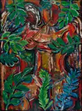 David Clyde Driskell, Angel in the Garden, 2005-06, collage and mixed media on paper