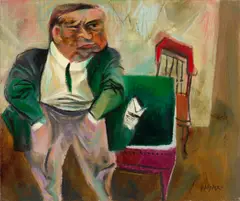 William Gropper, The Operator, 1952, oil on canvas