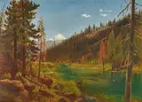 Gilbert Munger, Truckee River, oil on canvas