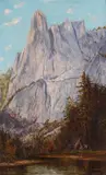 Frank Henry Shapleigh, Sentinel Rock, Yosemite Valley, oil on canvas