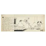 Rube Goldberg, The Professor's Brain Tosses Off His Latest Anti-Floor Walk-ing Paraphernalia-, pen and ink on paper