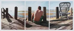 David Hilliard, Chick, Tampon du photographe dans la marge, signé, titré, daté et édité '1/10' au crayon au verso