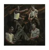 Mark Beard, The Four Stablemen, Oil on canvas