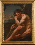 Roman School, An Allegory of a River God, Oil on canvas