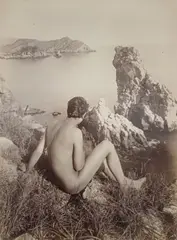 Wilhelm von Gloeden, Portrait of a Boy, Albumen print
