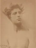 Wilhelm von Gloeden, Portrait of a Boy with Wreath