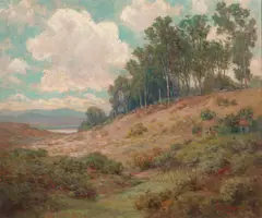 William Lees Judson, Eucalyptus Grove, oil on canvas
