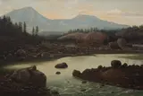 William Samuel Parrott, Eagle Creek Junction, oil on canvas