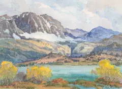Albert Thomas Derome, Young Lake Near Tuolumne, Kuna Crest and Gull Lake (a group of three), first signed 'Albert / DeRome' (lower left); second and third signed 'Albert / DeRome' (lower right)