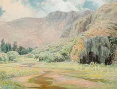 William Lees Judson, Early Spring, watercolor and gouache on paper