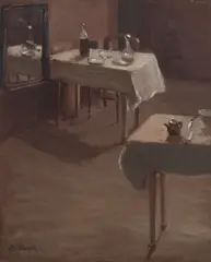 Alson S. Clark, The Table, oil on canvas