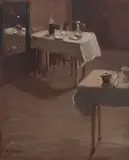 Alson S. Clark, The Table, oil on canvas