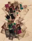 Rolph Scarlett, Untitled, mixed media on rice paper