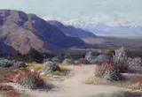 Carl Sammons, Desert Wildflowers, oil on canvas