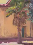Doloris Pederson, Sacristy Door, oil on canvas