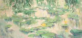 Maria del Carmen Calvo, Waterlilies, oil on canvas