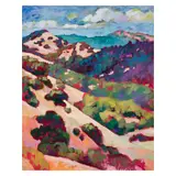 Betty Anglin Smith, The Coastal Ranges, oil on canvas