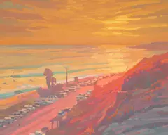 Kevin Short, Magic Hour (San Onofre), oil on canvas